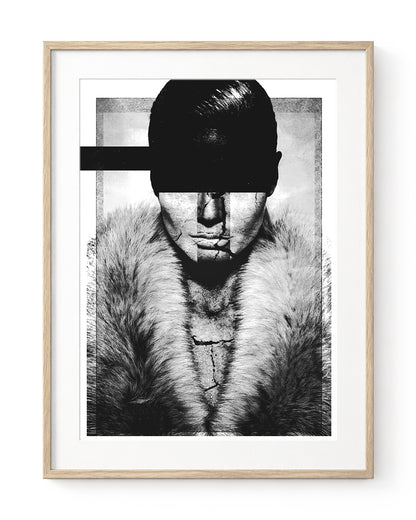 Cracked Persona (Black & White)