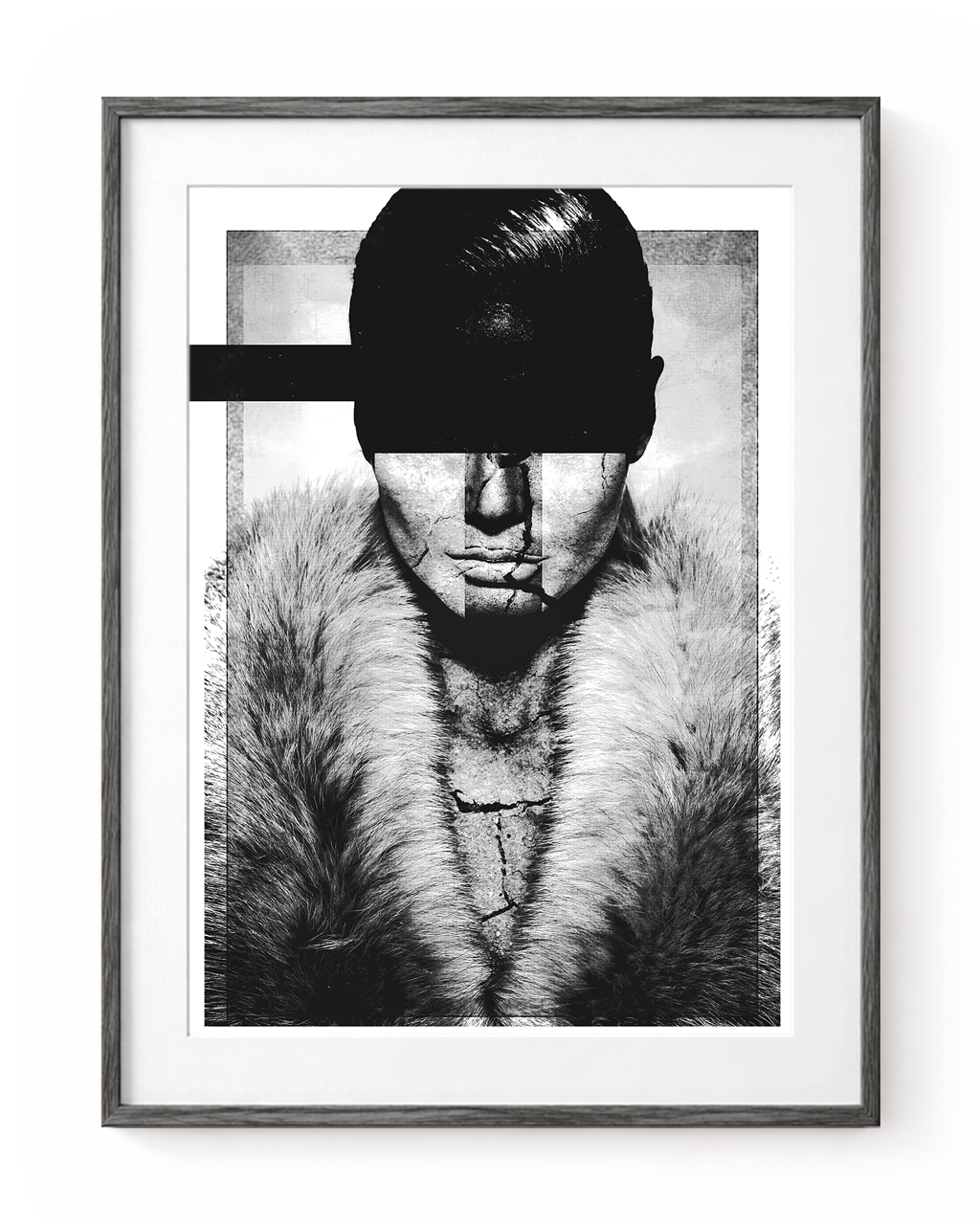 Cracked Persona (Black & White)