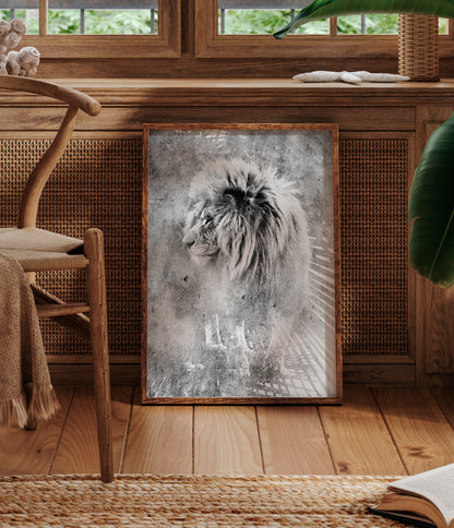 Mufasa black and white