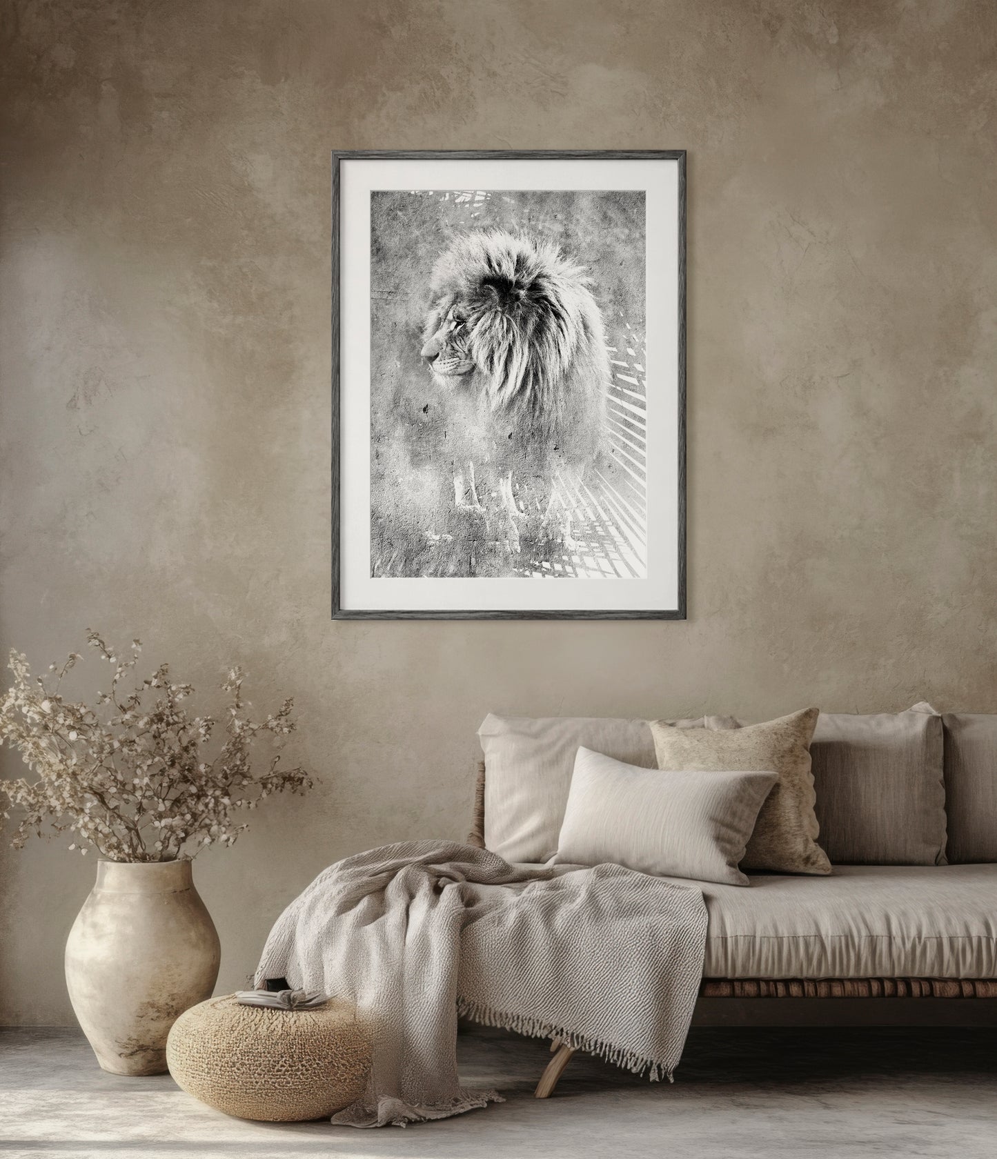 Mufasa black and white