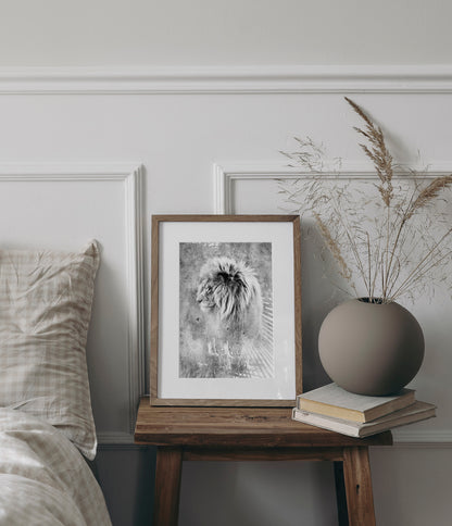 Mufasa black and white